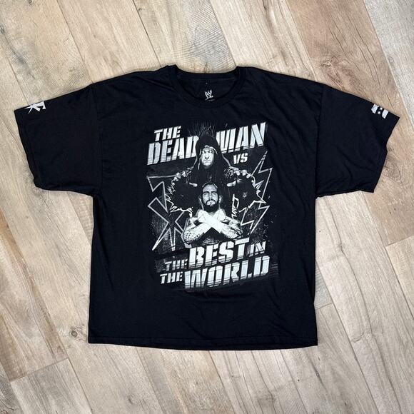 WWE Officially Licensed CM Punk vs The Undertaker WrestleMania 29 Mens Size 3XL - Picture 1 of 7